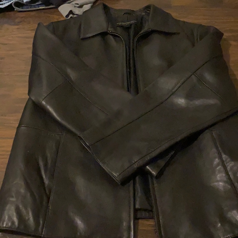 leather jacket super cute